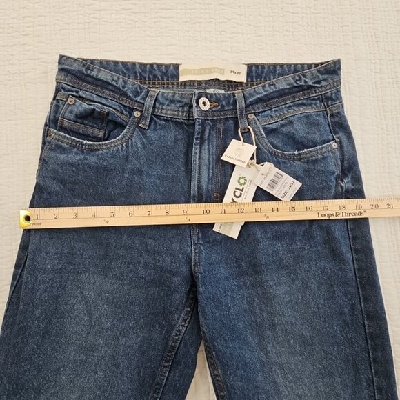 Free Planet Men's Jeans 34x32 Casual Tapered Stretch Sustainable Denim Pants NWT - Picture 4 of 14